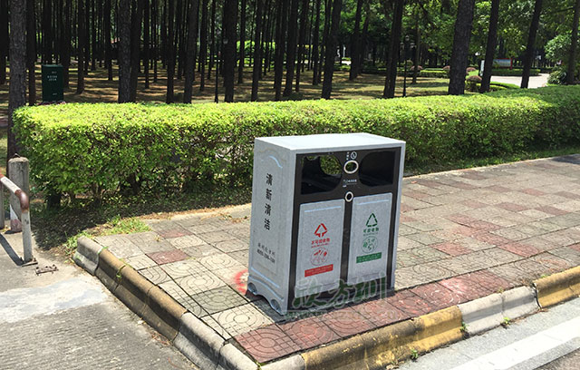 大理石玻璃鋼垃圾桶 大理石玻璃鋼垃圾桶