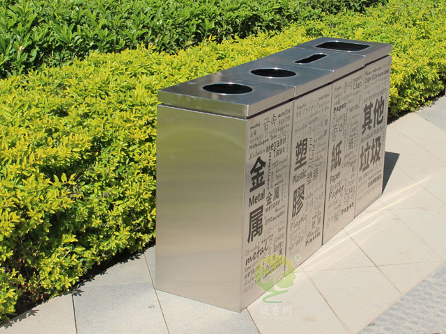 室內多文字組合分類垃圾箱 室內多文字組合分類垃圾箱