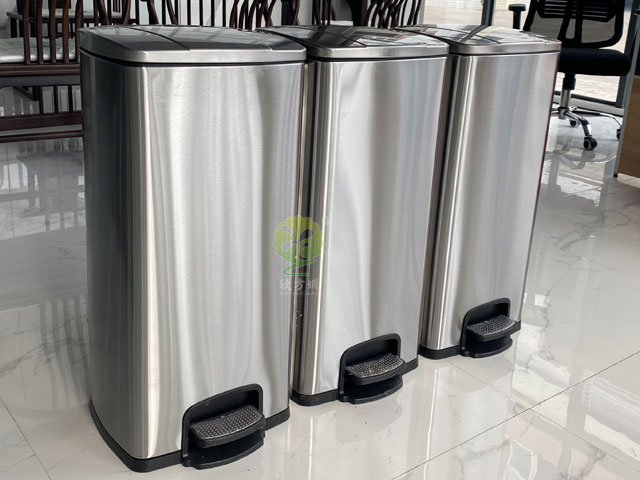 家用室內不銹鋼腳踏果皮桶