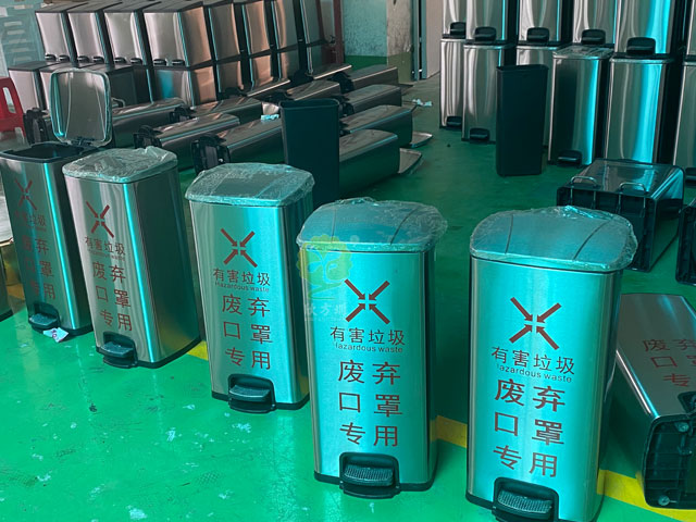 家用室內不銹鋼腳踏果皮桶