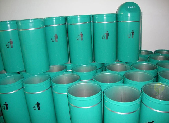 農行專用鋼制垃圾桶