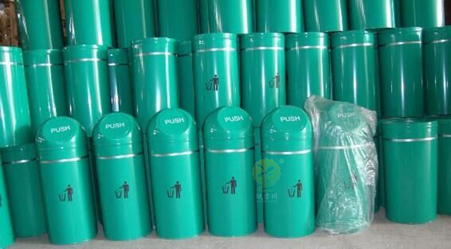 農行專用鋼制垃圾桶