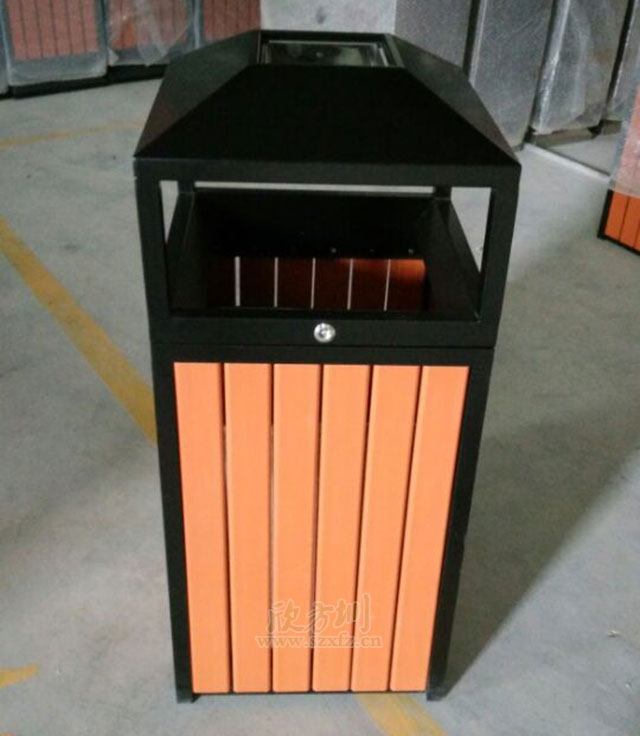 社區鋼木垃圾桶 社區鋼木垃圾桶