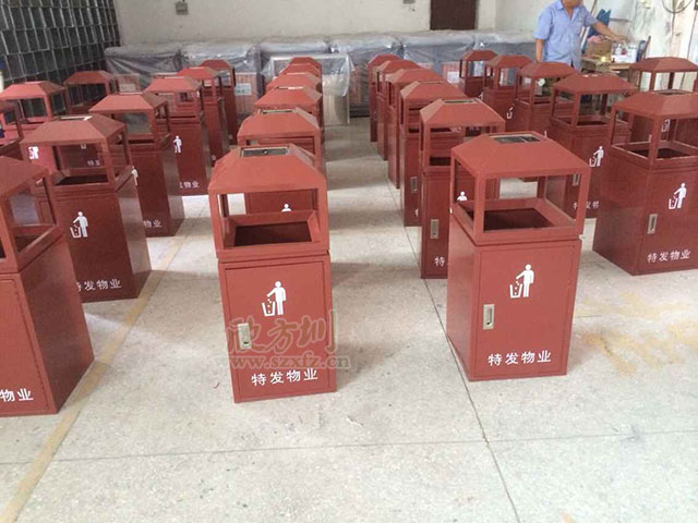 物業鋼制垃圾桶 物業鋼制垃圾桶