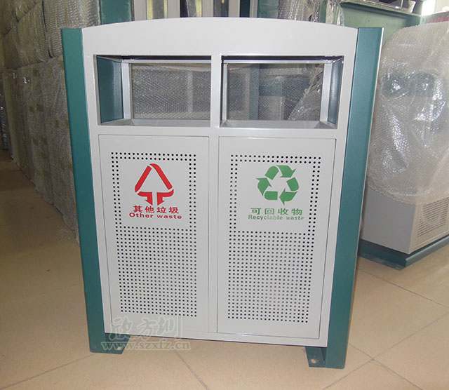 沖孔分類(lèi)鋼制垃圾桶