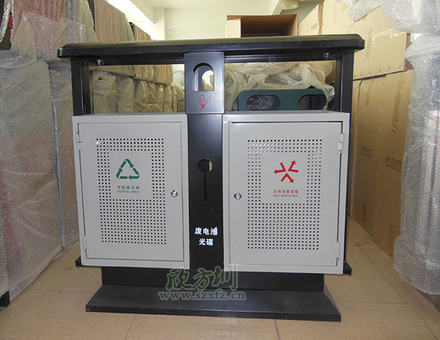 環衛分類鋼制垃圾桶