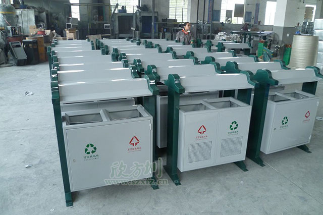 市政鋼制分類垃圾桶