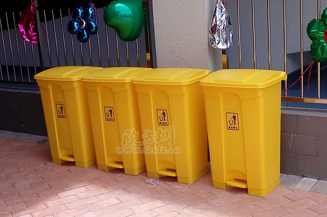 腳踏式醫療塑料垃圾桶