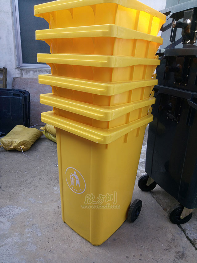 帶輪醫療塑料垃圾桶